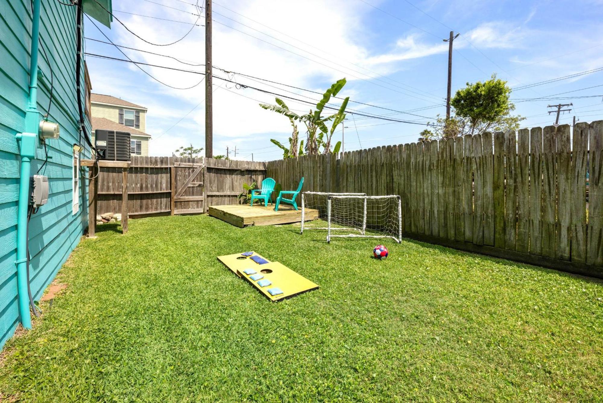 Nr Beach Pier Oasis Game Tables Yard Bbq Galveston Dış mekan fotoğraf