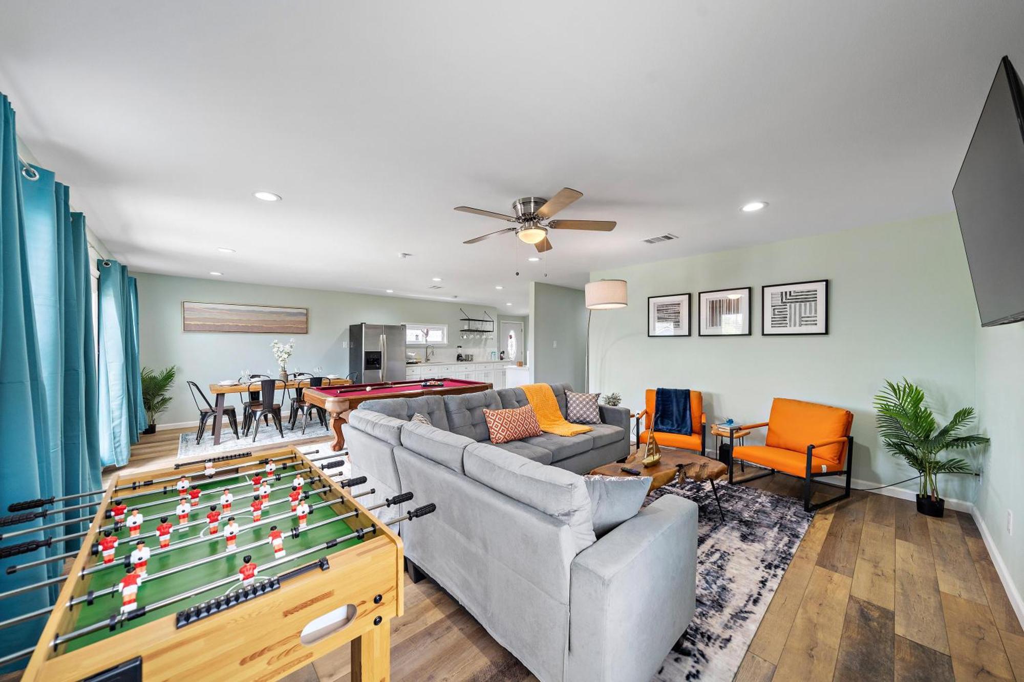 Nr Beach Pier Oasis Game Tables Yard Bbq Galveston Dış mekan fotoğraf