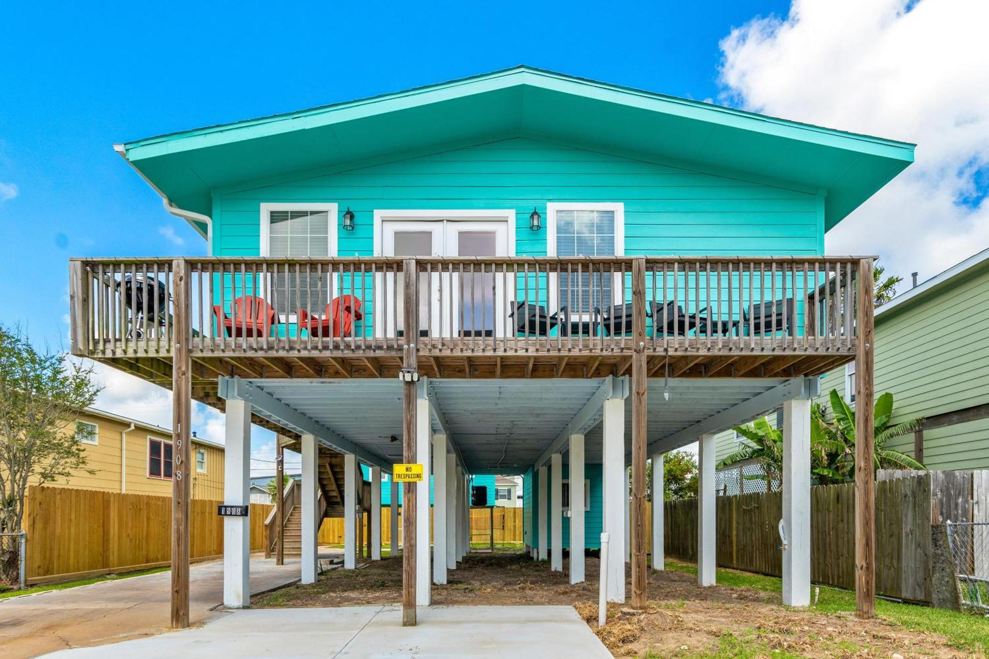 Nr Beach Pier Oasis Game Tables Yard Bbq Galveston Dış mekan fotoğraf
