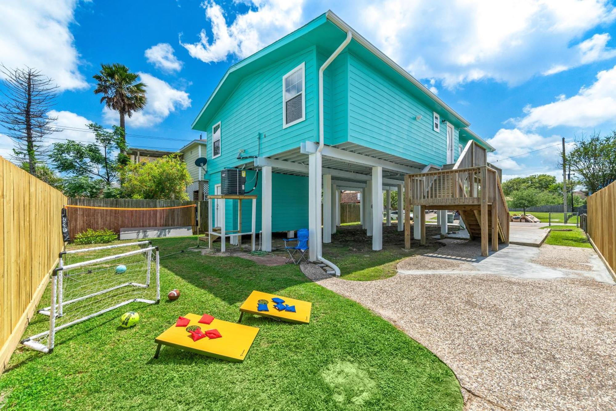 Nr Beach Pier Oasis Game Tables Yard Bbq Galveston Dış mekan fotoğraf